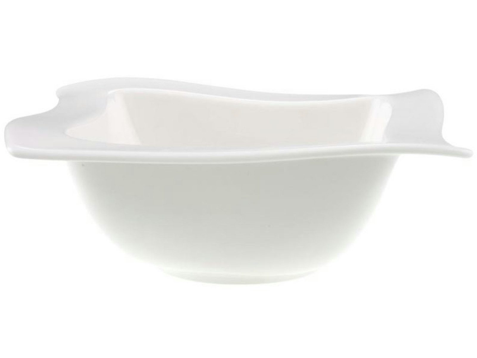 Villeroy & Boch Schale New Wave Bol 0,6 l viereckig, Premium Porcelain, (Bowls)