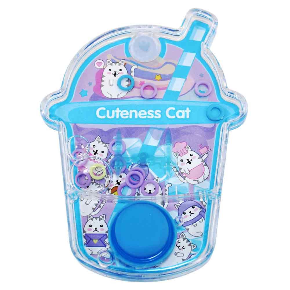 B&G INTERNATIONAL Spiel Wasserspiel Geduldspiel Ringe "Bubble Tea" - ca. 12 cm