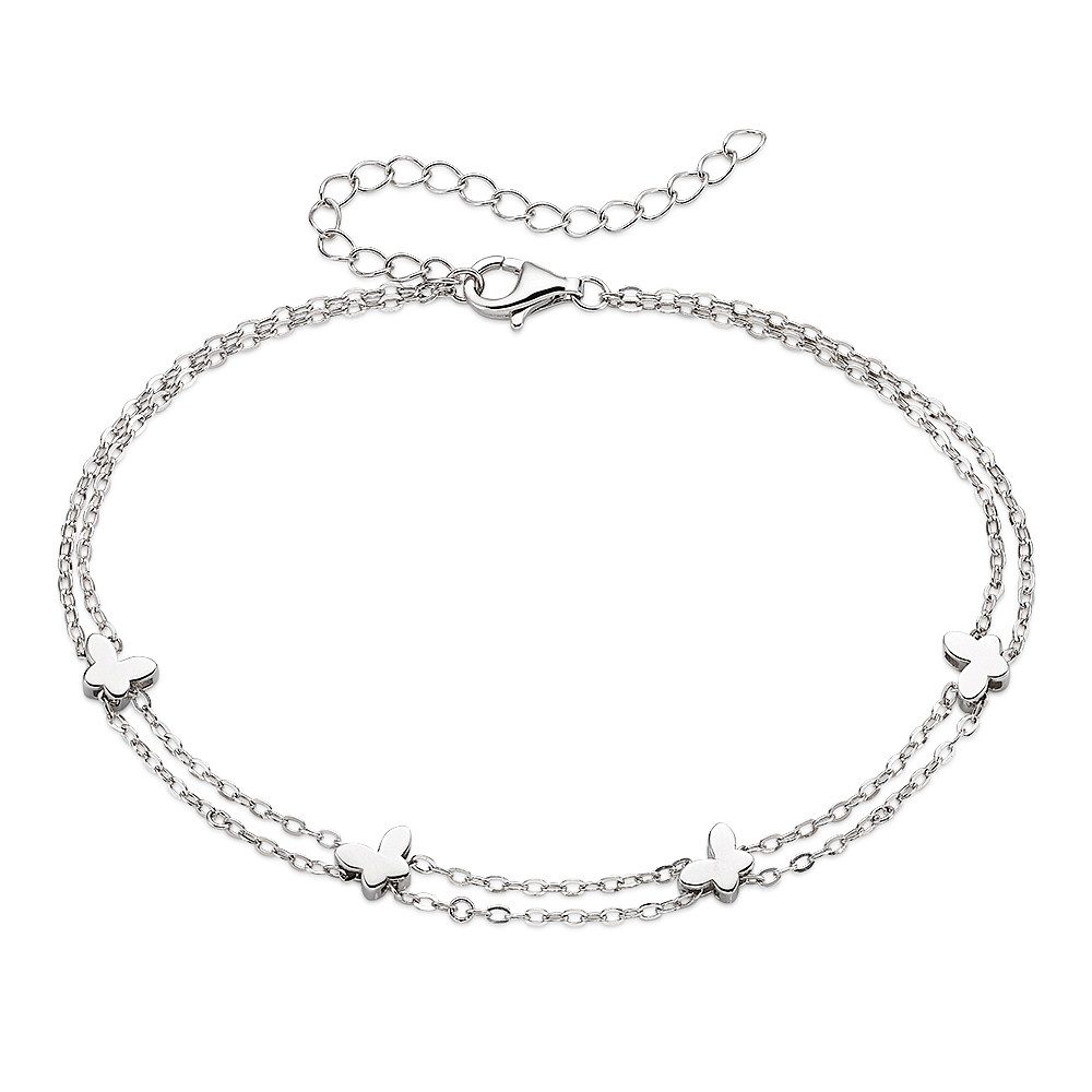Bruno Banani Silberarmband Schmuck Geschenk mit Schmetterlingen