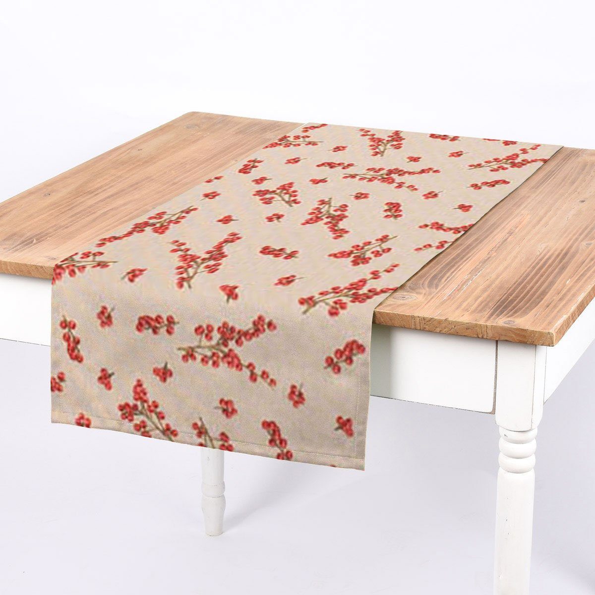 SCHÖNER LEBEN. Tischläufer SCHÖNER LEBEN. Tischläufer Winter Berry Winterbe günstig online kaufen