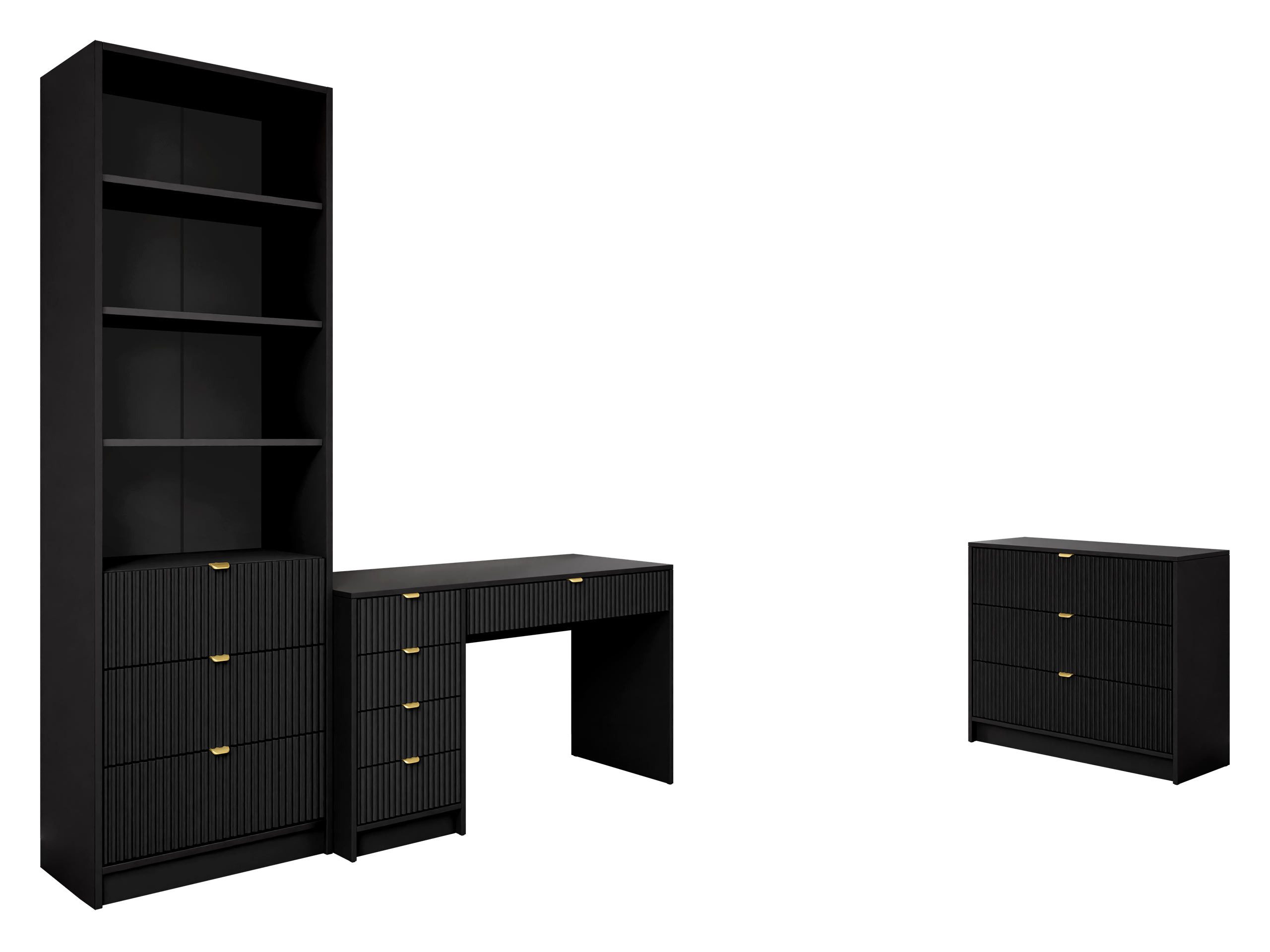 MIRJAN24 Wohnzimmer-Set Tireno V, (3er-Set, Kommode, günstig online kaufen