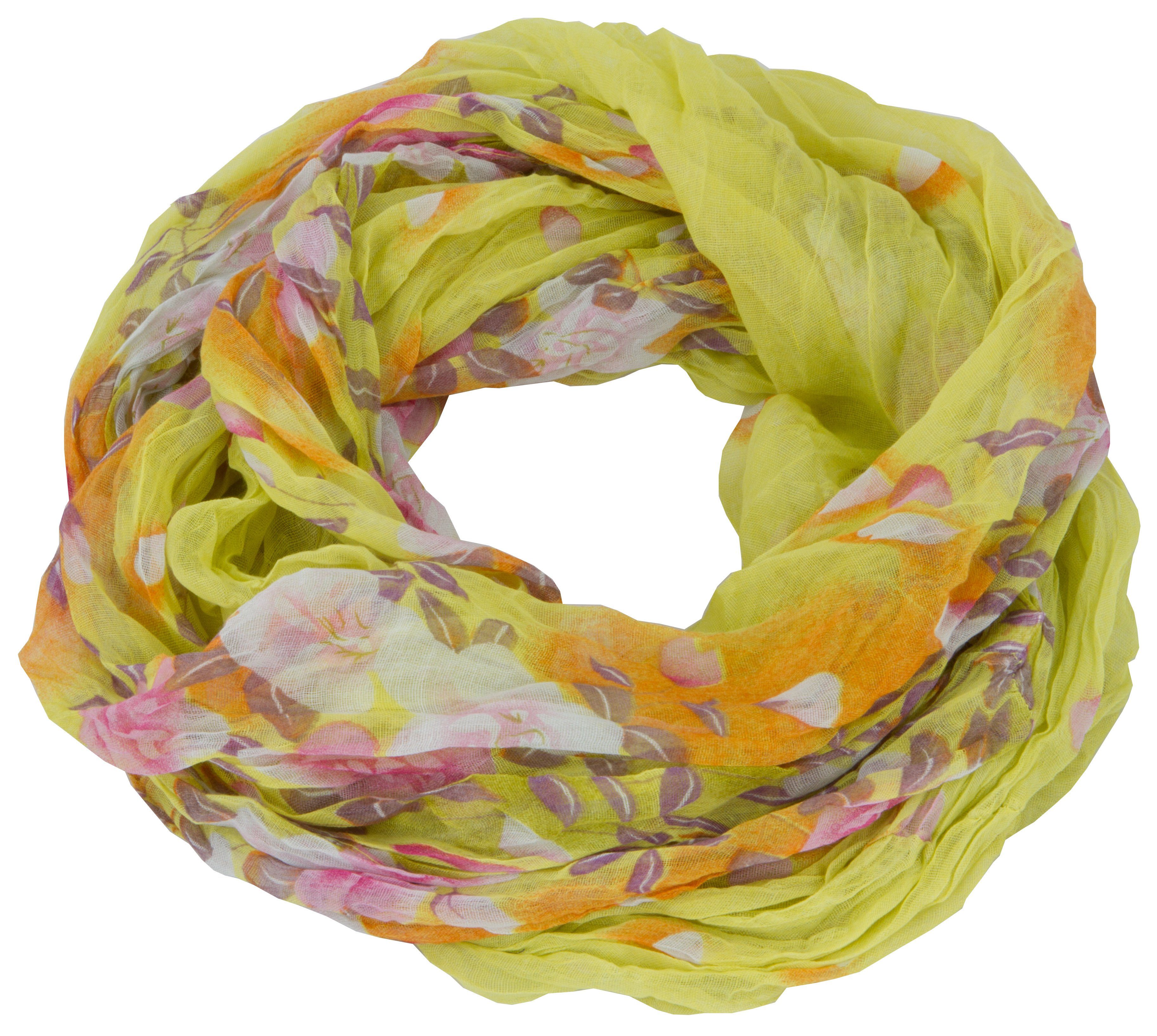 AvaMia Modeschal Blume-3999 Loop Schal Schlauchschal günstig online kaufen