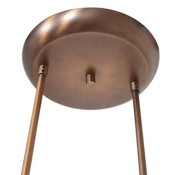 Steinhauer LIGHTING LED Pendelleuchte, Pendellampe Hängelampe Esstischleuchte Flurlampe Dimmer Glas bronze