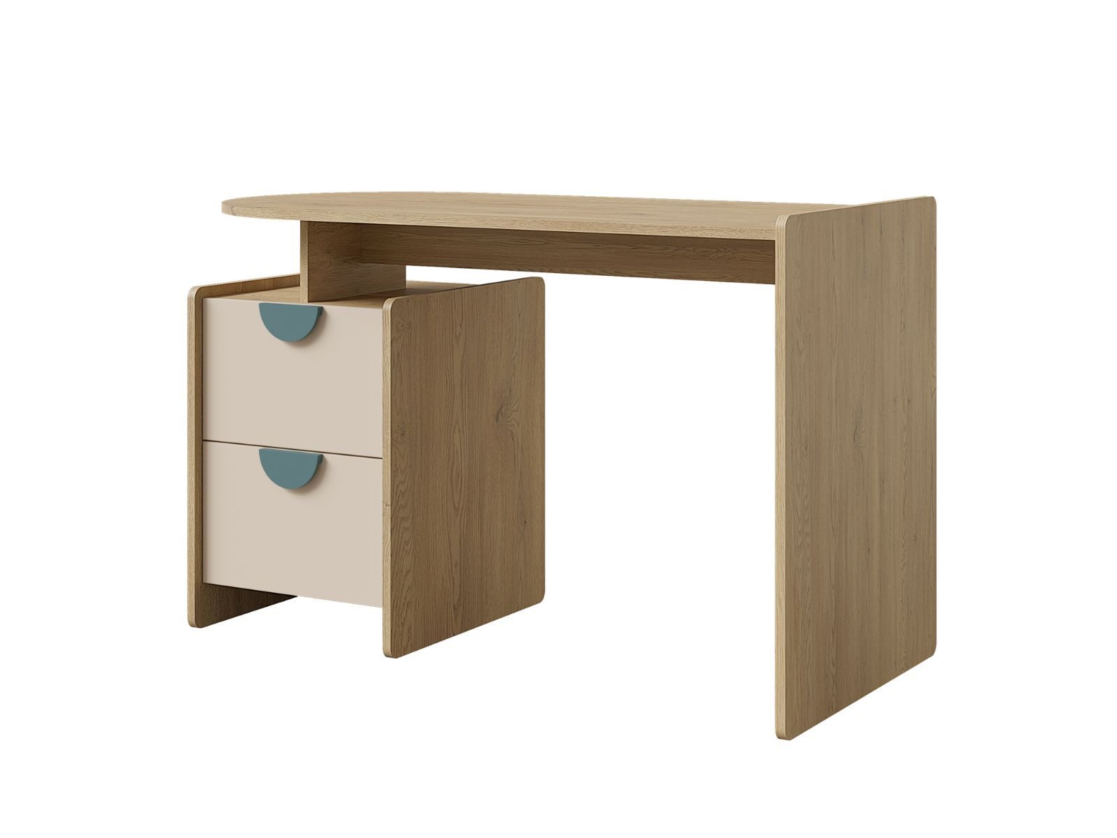 Compleo Schreibtisch mit 2 Schubladen FORMS, Designer Kinderzimmer, MADE IN EU