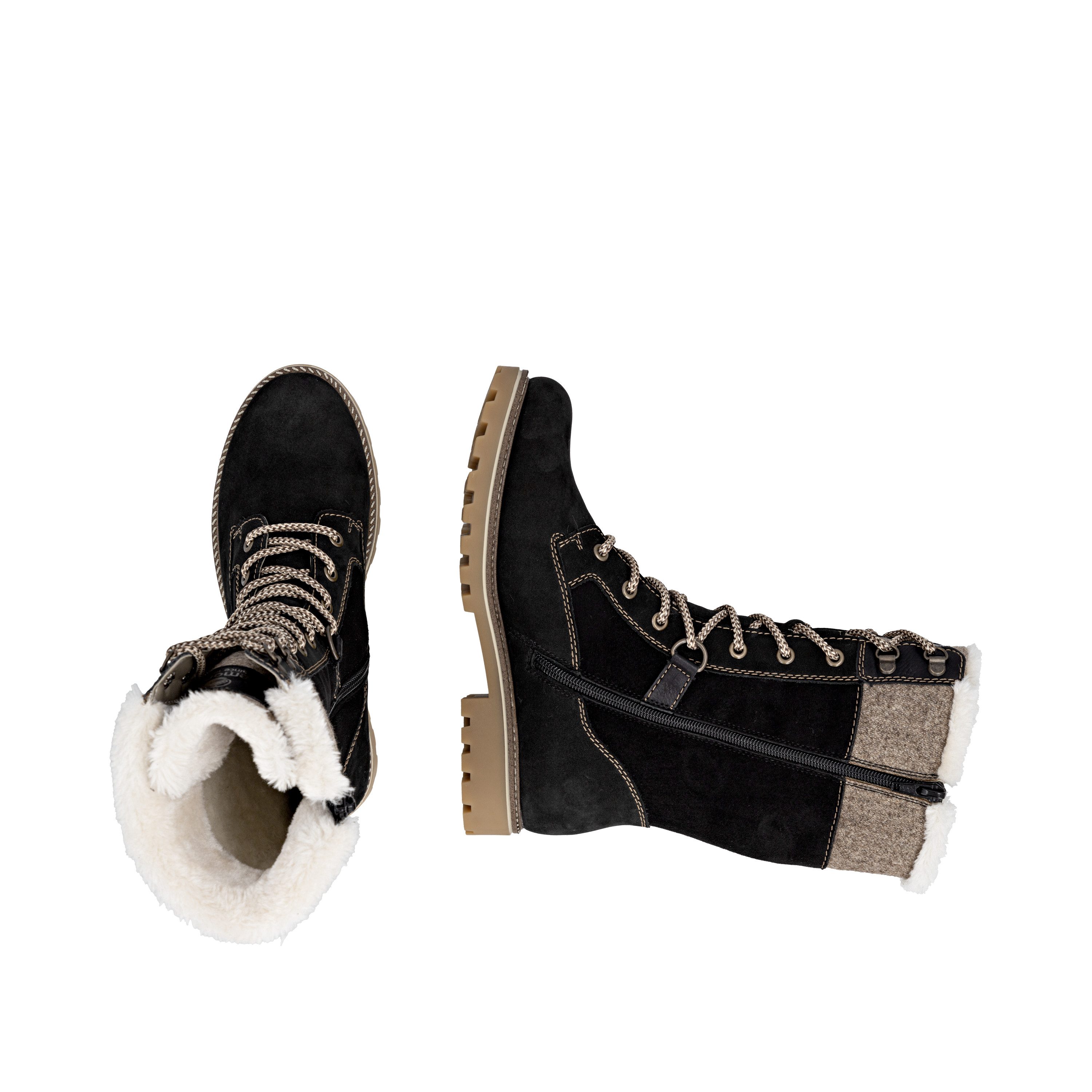 Remonte Winterstiefel Schnürboots, Stiefelette mit wasserabweisender Tex-Ausstattung