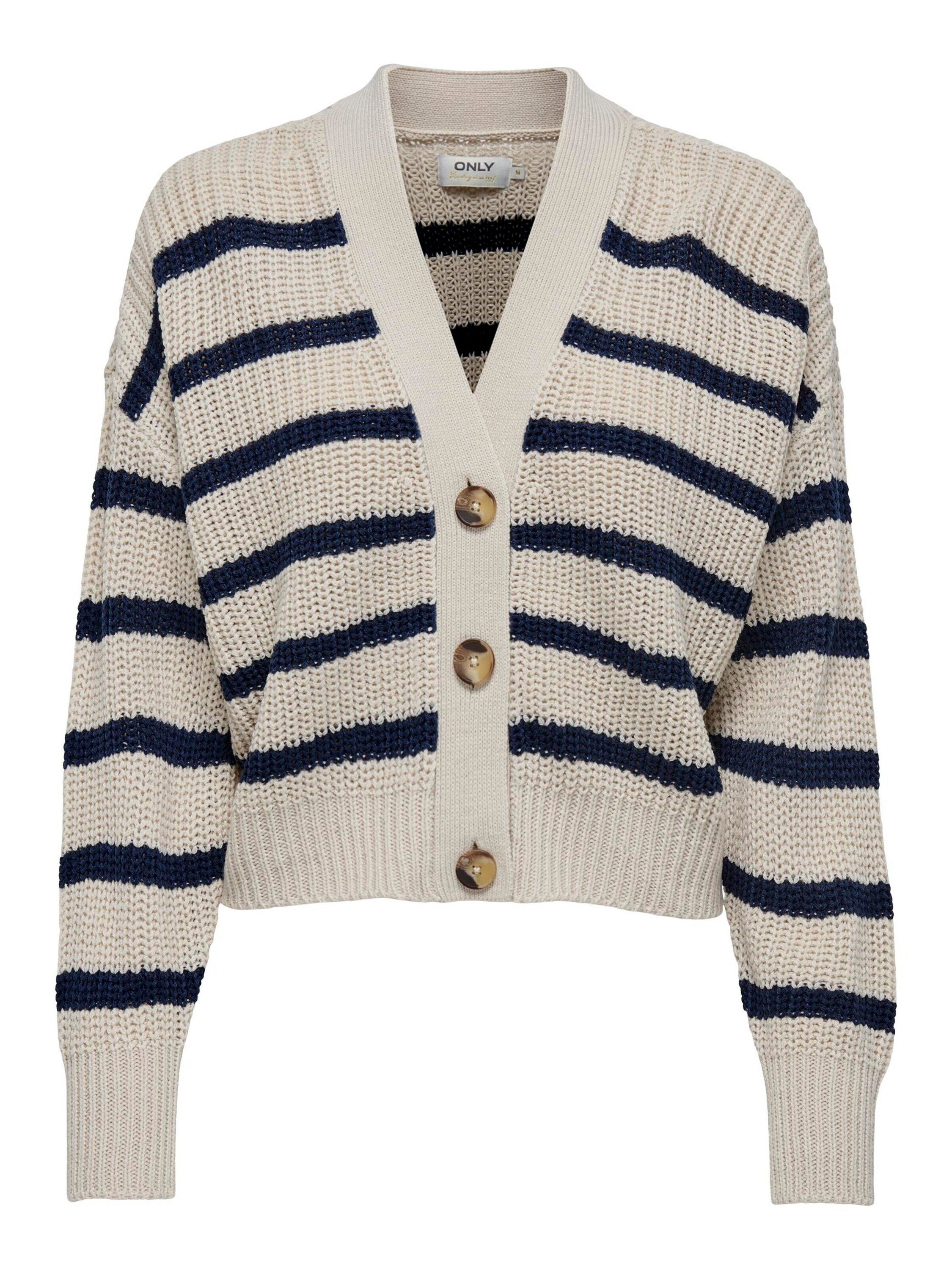 ONLY Strickjacke ONLCarol (1-tlg) Lochmuster günstig online kaufen