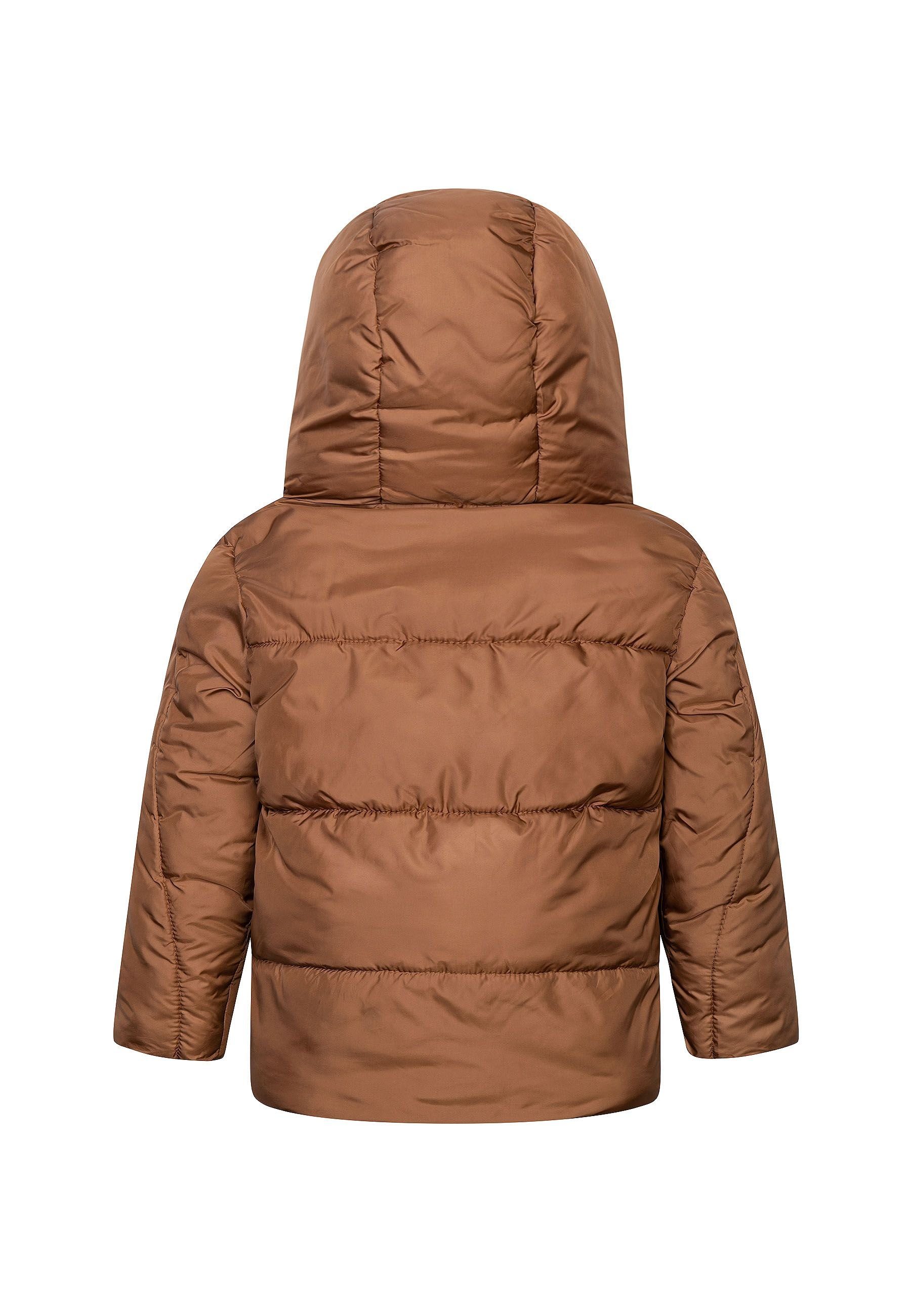 Pufferjacke Gepolsterte Winterjacke Gelbbraun MINOTI (1y-8y)