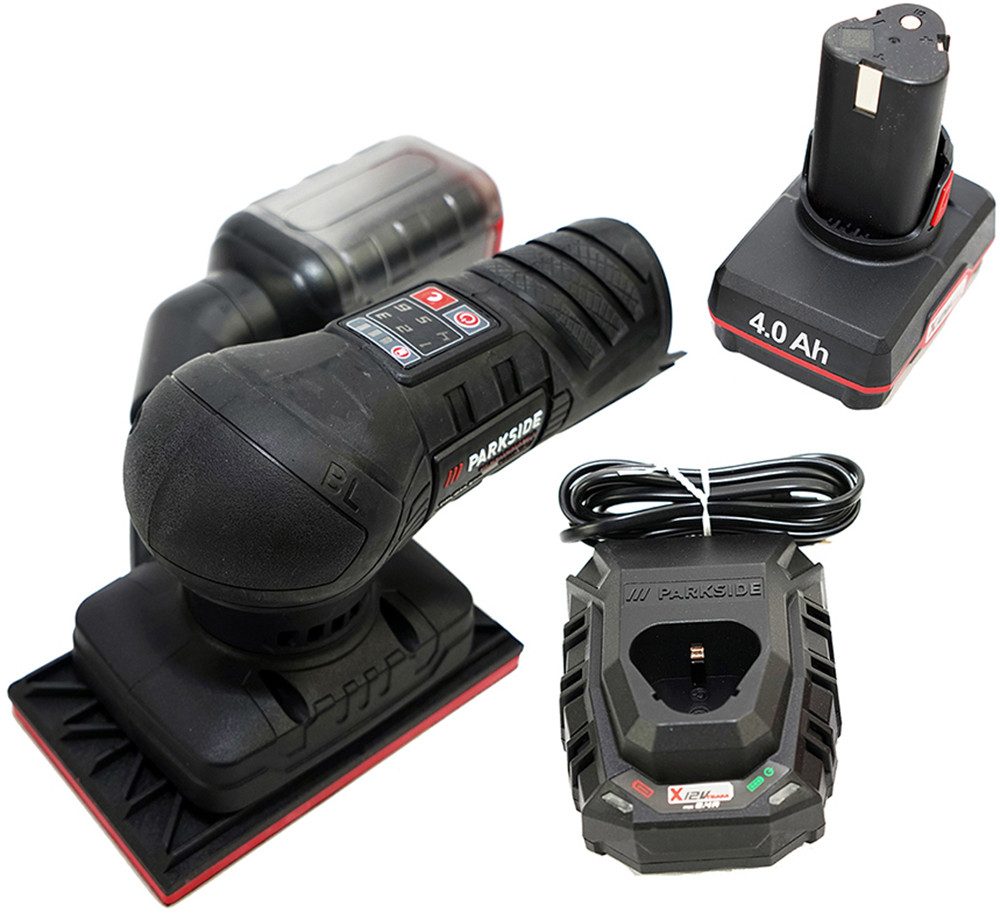 PARKSIDE PERFORMANCE® Akku-Schwingschleifer 12V Akku Schwingschleifer PASSP 12, max. 10000 U/min