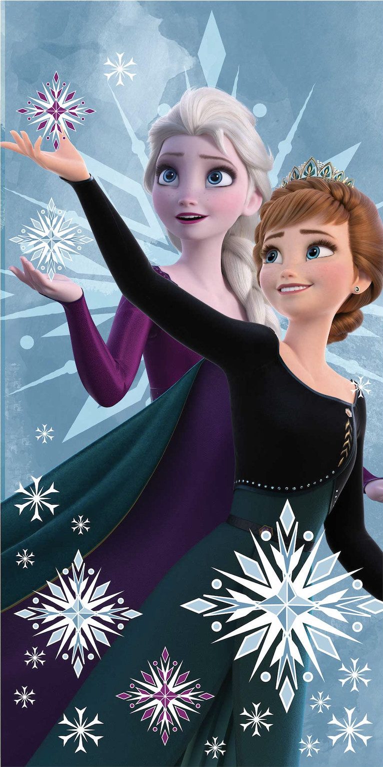 Disney Frozen Badetuch Disney Frozen Eiskönigin weiches Badetuch Größe: 70x140 100% Baumwolle, (1-St), 100% Baumwolle