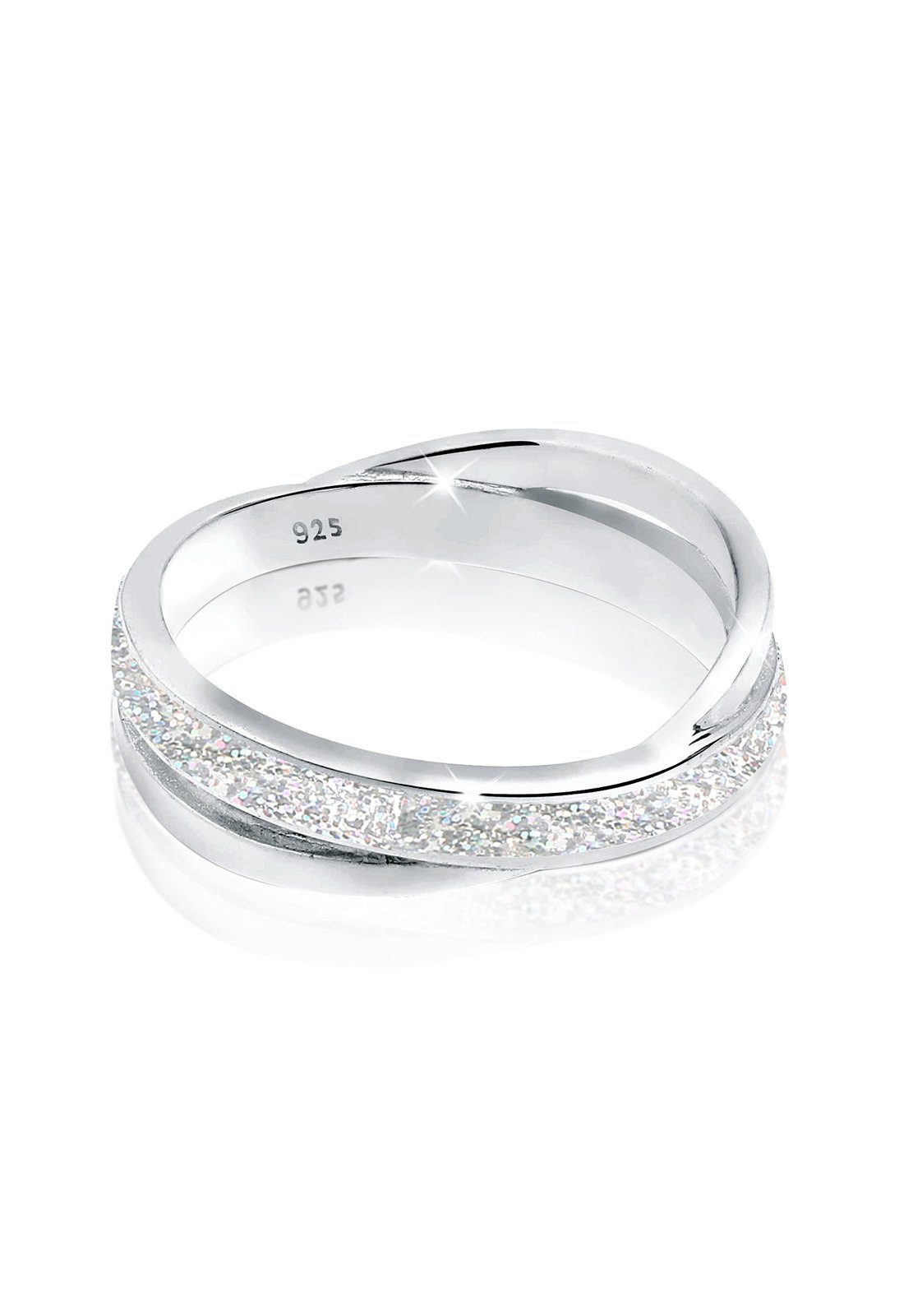Elli Fingerring Wickelring Emaille 925 Silber günstig online kaufen