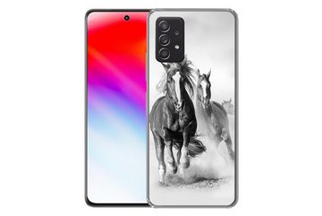 MuchoWow Handyhülle Pferde - Tiere - Illustration, Handyhülle Telefonhülle Samsung Galaxy A33