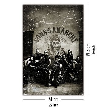 PYRAMID Poster Sons of Anarchy Poster Vintage 61 x 91,5 cm