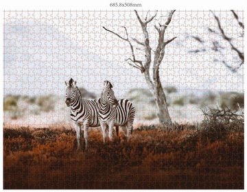 BrainBox Puzzle AMBASSADOR - Wildtiere Afrika 3x1000 Teile (Donal Boyd), 1000 Puzzleteile