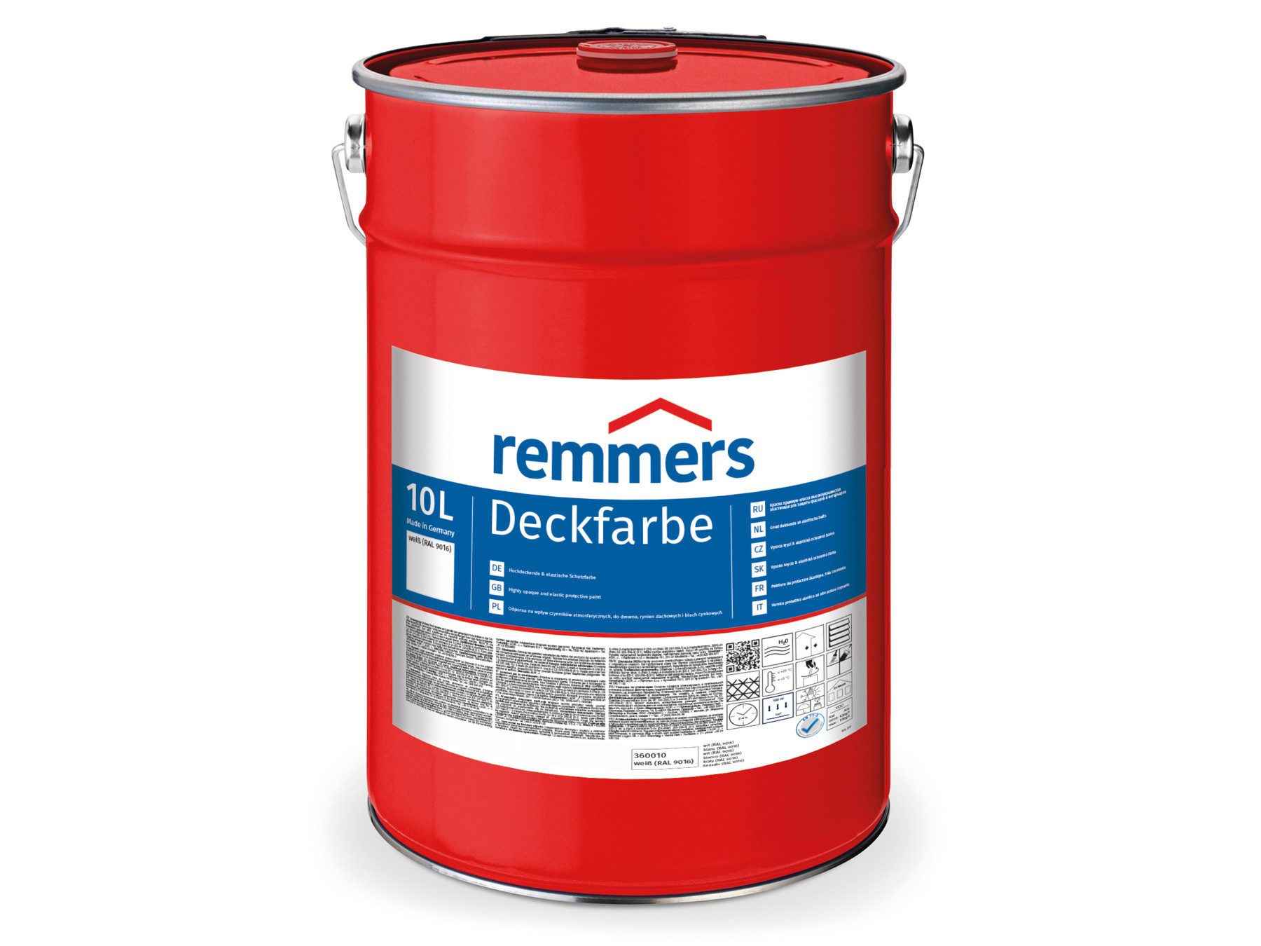 Remmers Wetterschutzfarbe Deckfarbe blattgrün 10 Liter