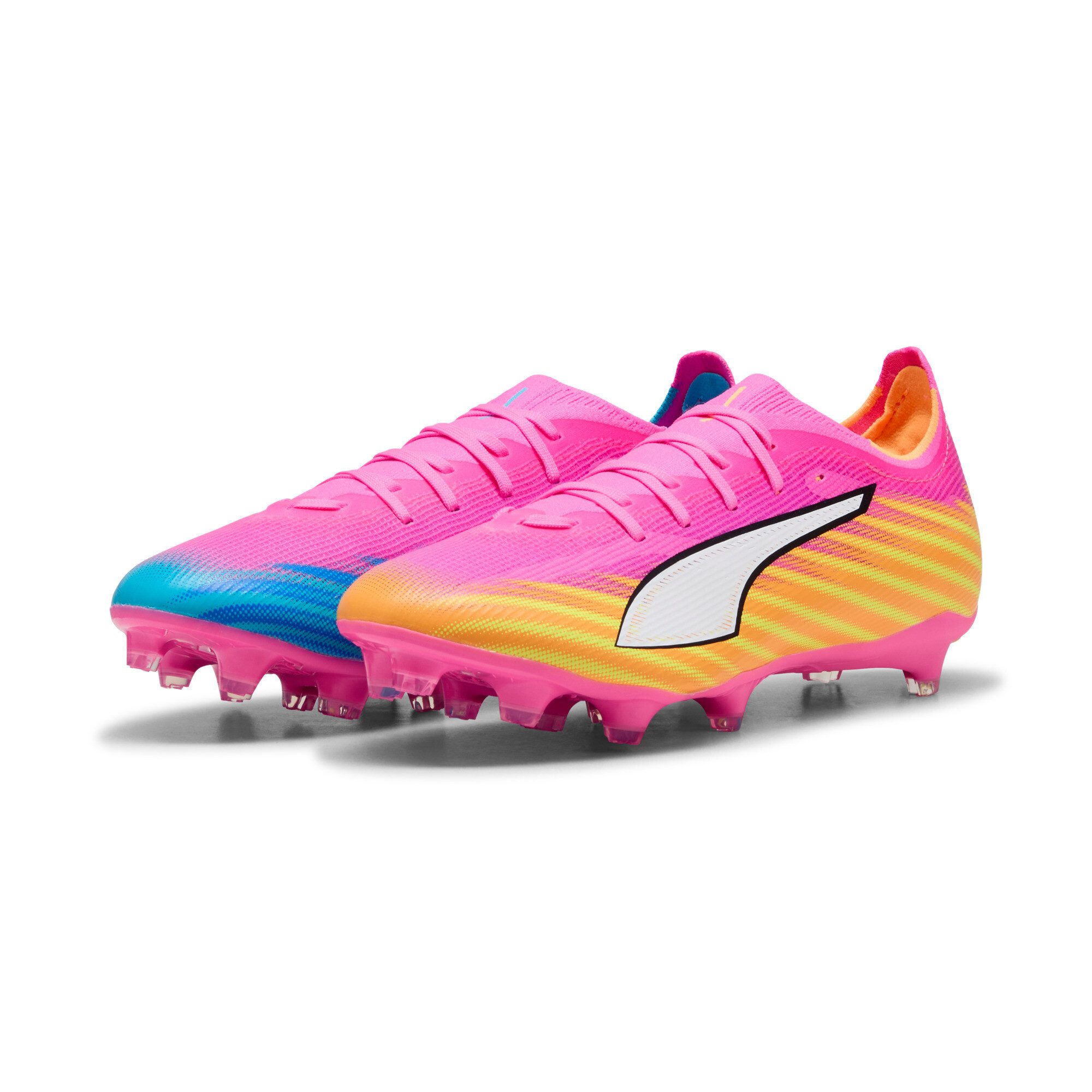 PUMA ULTRA 6 MATCH FGAG Fußballschuh für Rasen- und Kunstrasenplätze, mit Schnürung, mit FastTrax Stollen