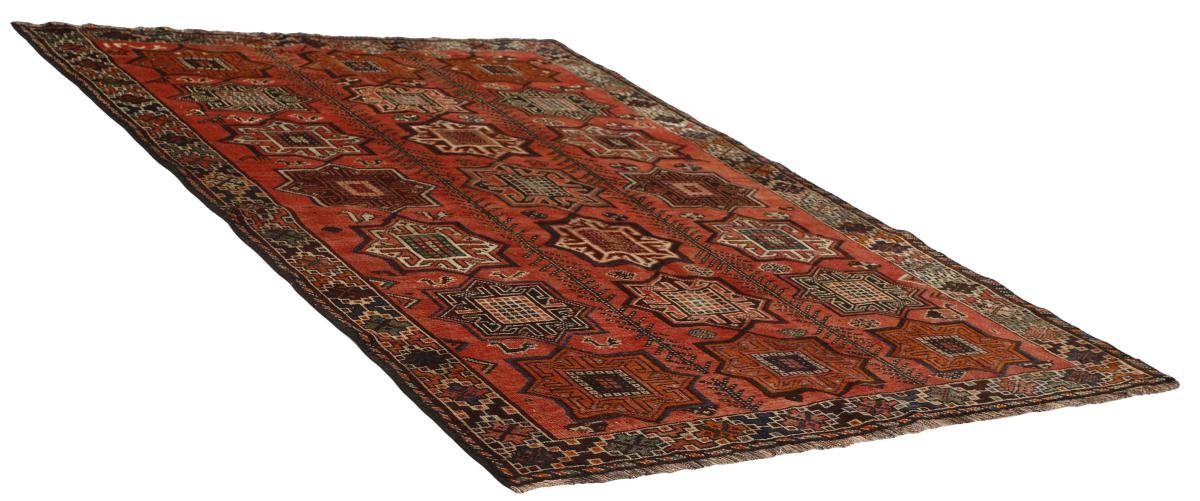 rechteckig, Nain 155x228 mm 10 / Trading, Höhe: Shiraz Handgeknüpfter Orientteppich Orientteppich Perserteppich,