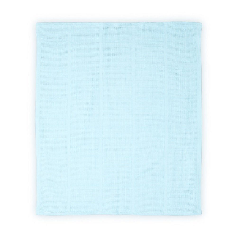 Babydecke Babydecke, Lorelli, Kuscheldecke Baumwolle, Größe 75 x 100 cm, ab Geburt blau
