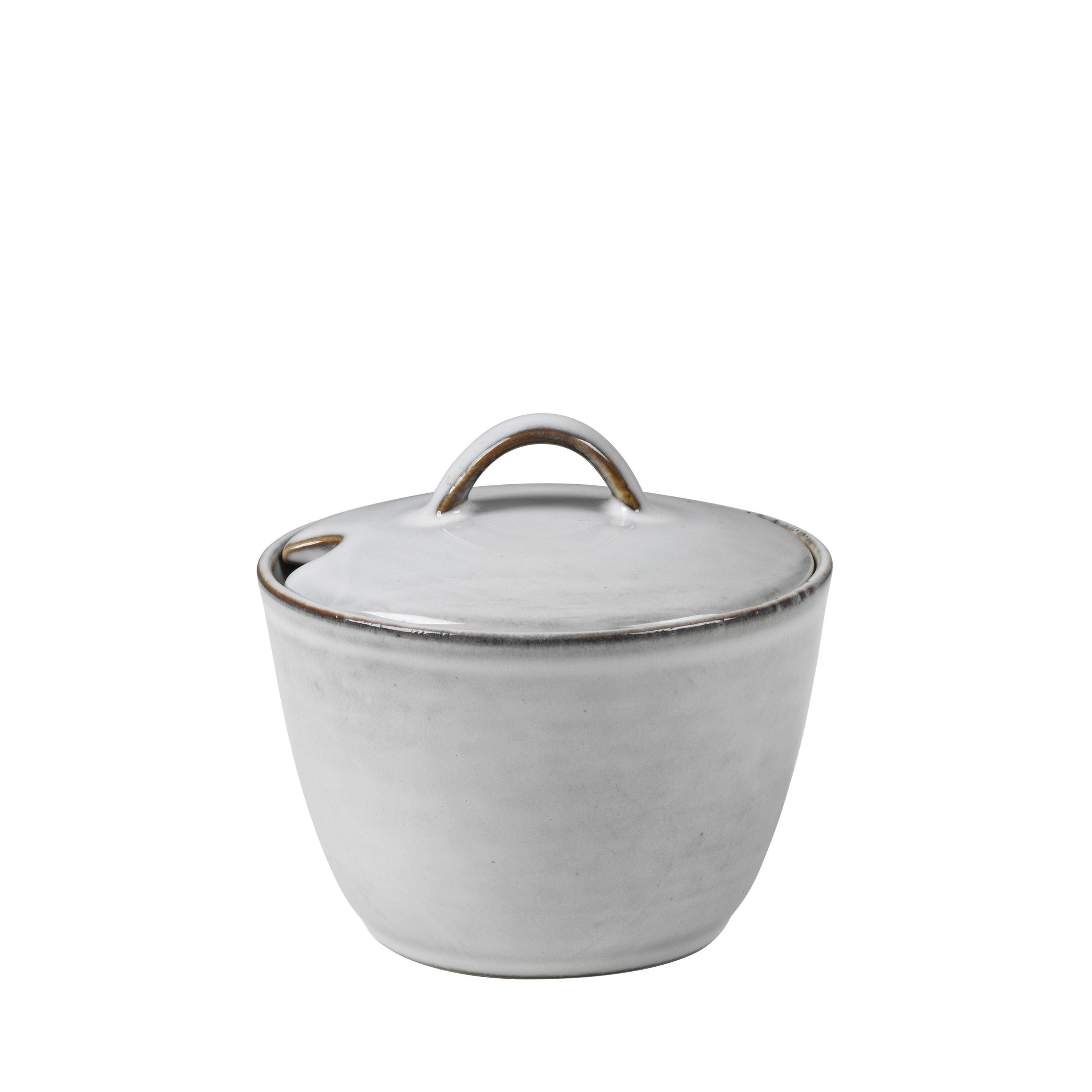 Broste Copenhagen Teller Broste Copenhagen Nordic Sand Zuckerdose Sand Ø10,5cm