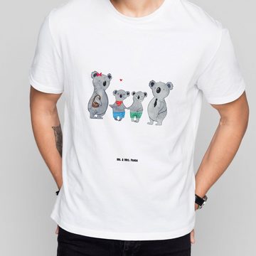 Mr. & Mrs. Panda T-Shirt Koala Familie zwei - Weiß - Geschenk, Koalabär, Oma, Opa, Lustiges T- (1-tlg)