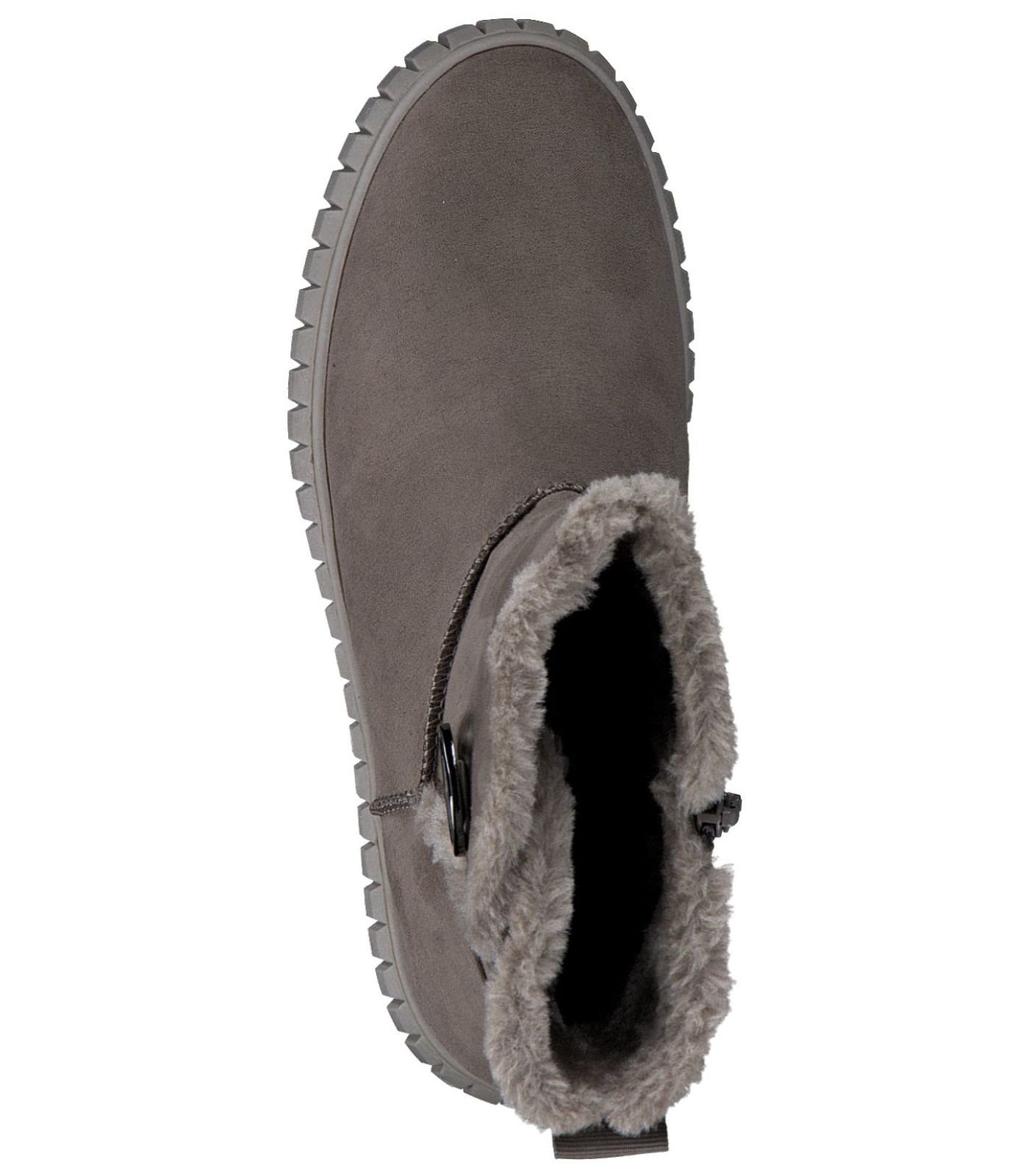 Textil Taupe Stiefelette s.Oliver Stiefelette