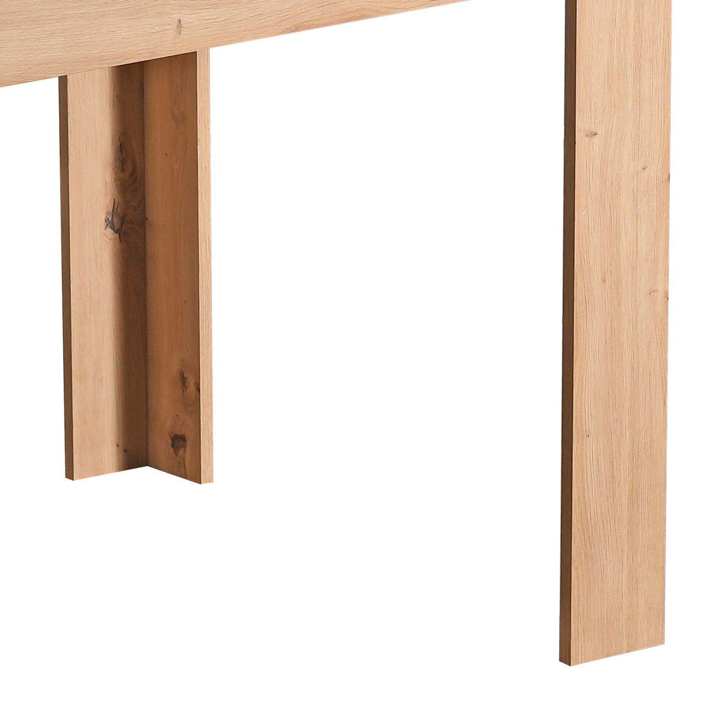 natur Esszimmertisch Küchentisch Holz Homestyle4u | cm Holztisch Set) (kein 135x80 natur Farben natur Esstisch | mehrere