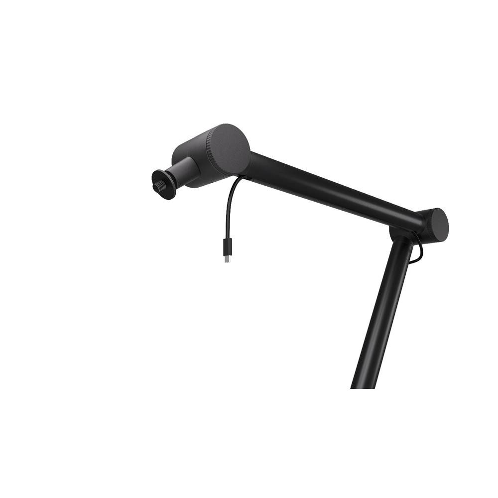 ENDORFY Mikrofonständer EY0A005 Studio Boom Arm Mikrofonarm mit Kabelmanagement, Schwarz, Innenfedern, drei Gelenke, 360° drehbar