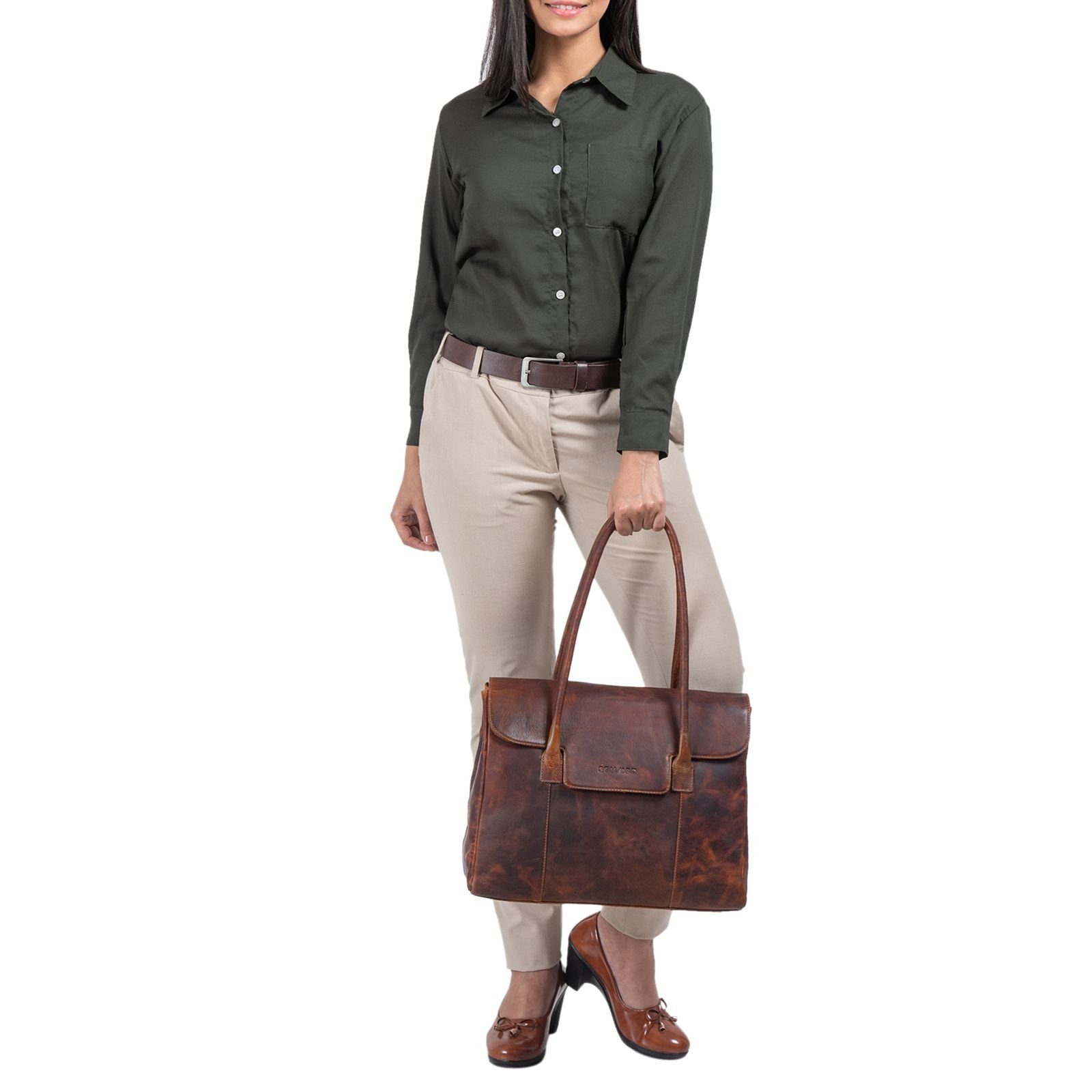 STILORD Handtasche "Carrie" Handtasche Shopper Damen Leder günstig online kaufen