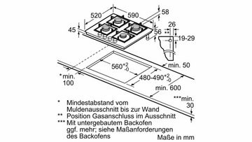 SIEMENS Gas-Kochfeld EP6A6PB90