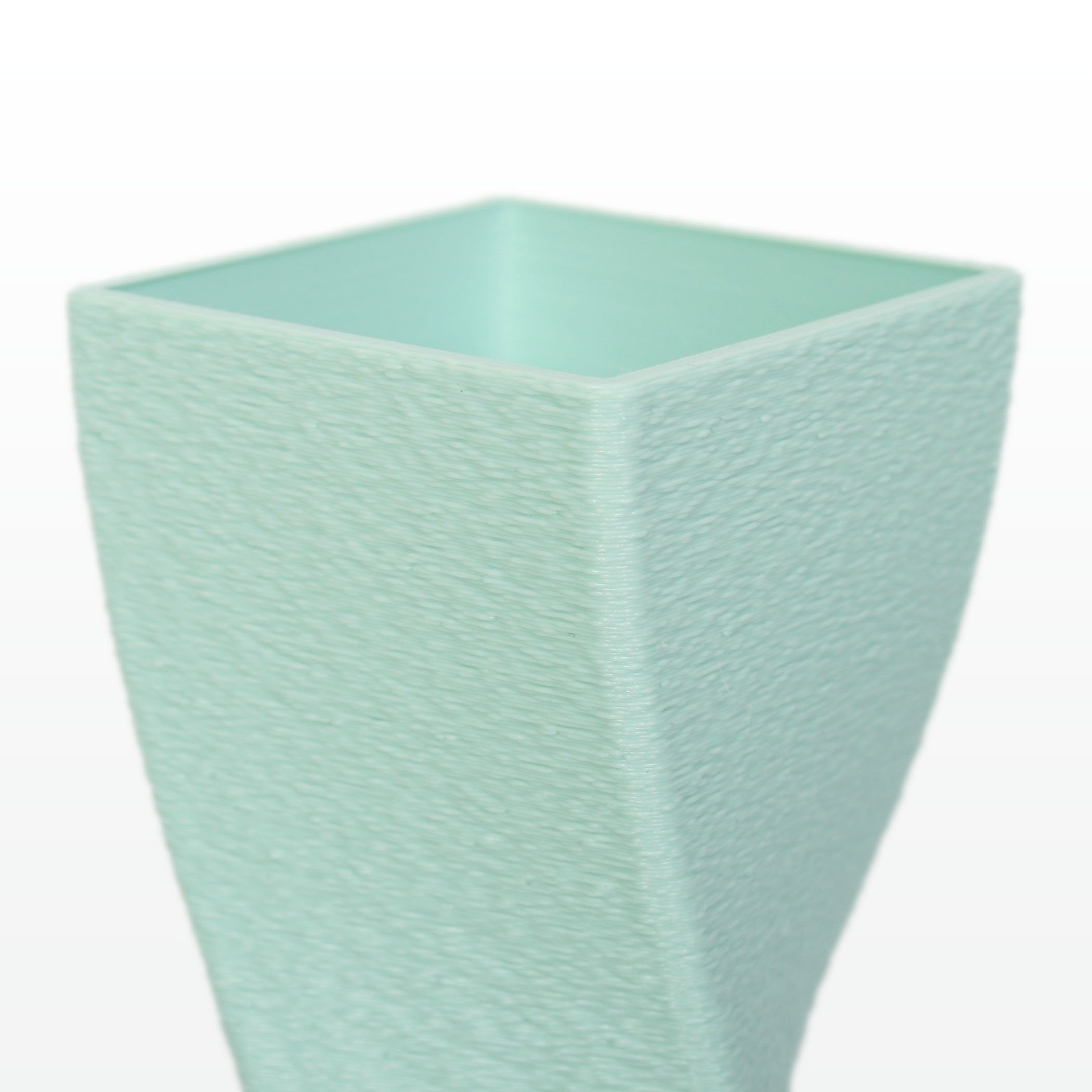 Kreative Feder Dekovase Designer – Rohstoffen; aus Green Vase Water wasserdicht bruchsicher Bio-Kunststoff, aus & Dekorative nachwachsenden Blumenvase