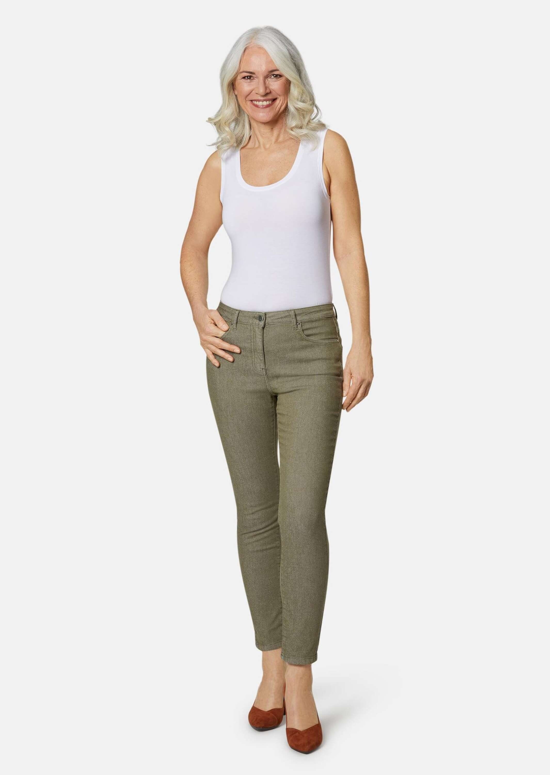 GOLDNER 7/8-Caprijeans Kurzgröße: günstig online kaufen