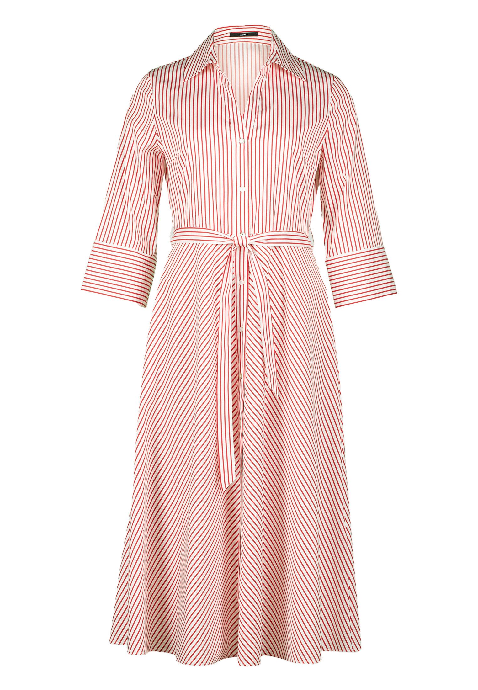 Zero Midikleid zero Midikleid mit Bindegürtel günstig online kaufen
