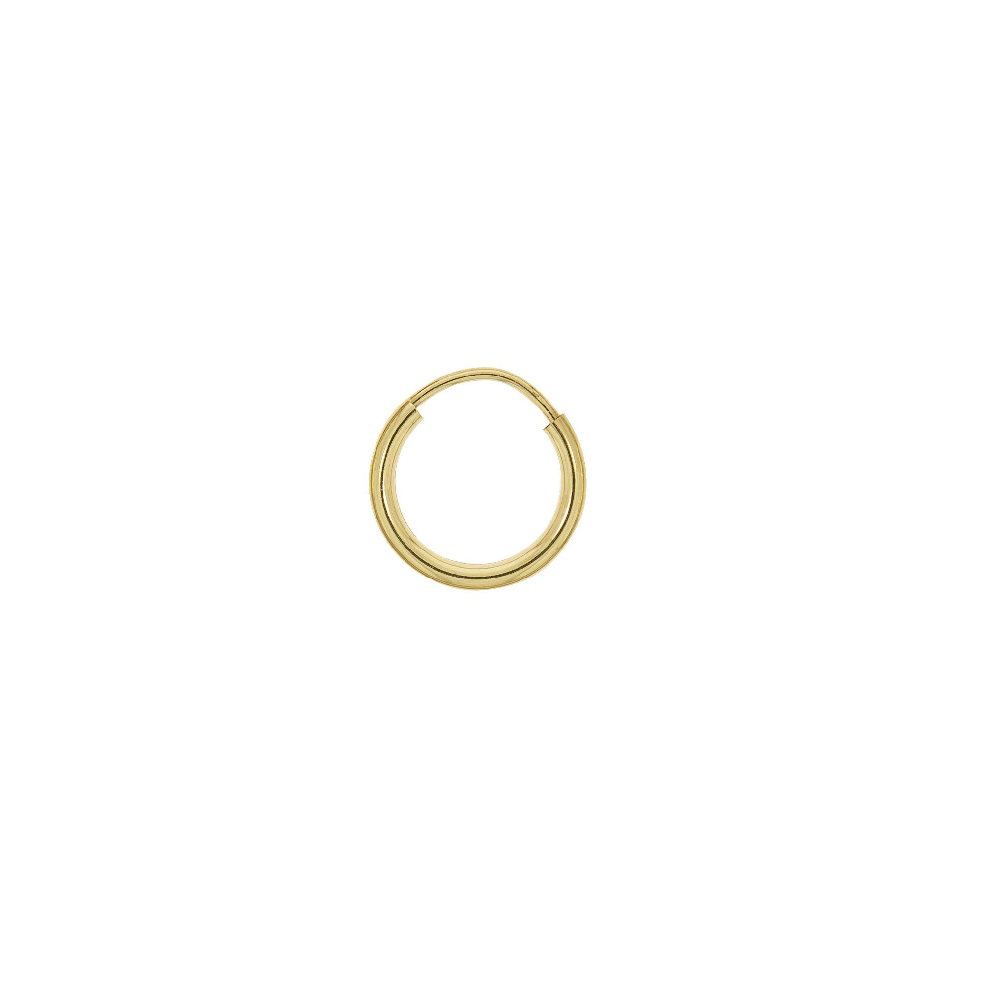Paar Creolen 585/- Gelbgold glanz 13mm