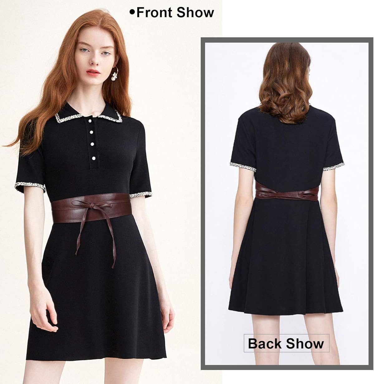RWEUOQ Taillengürtel Damen Breiter Obi Gürtel günstig online kaufen