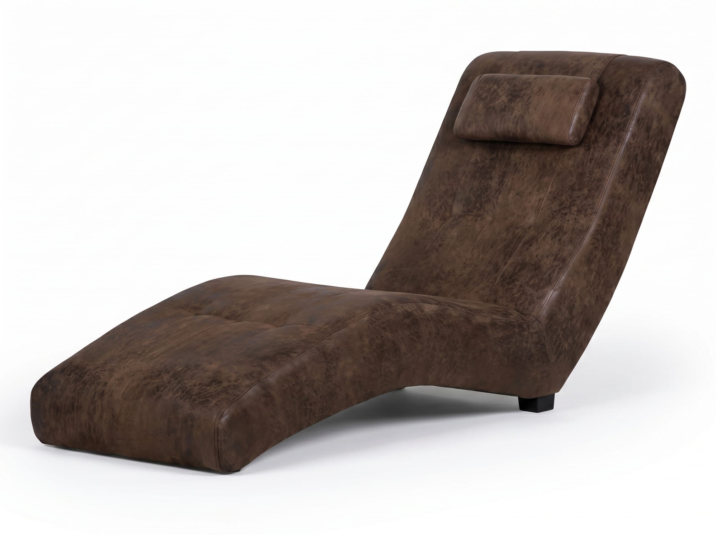 JVmoebel Relaxliege Brauner Chaiselongue Leder Liegestuhl für Terrasse & Wohnzimmer, 1 Teile, Made in Europa