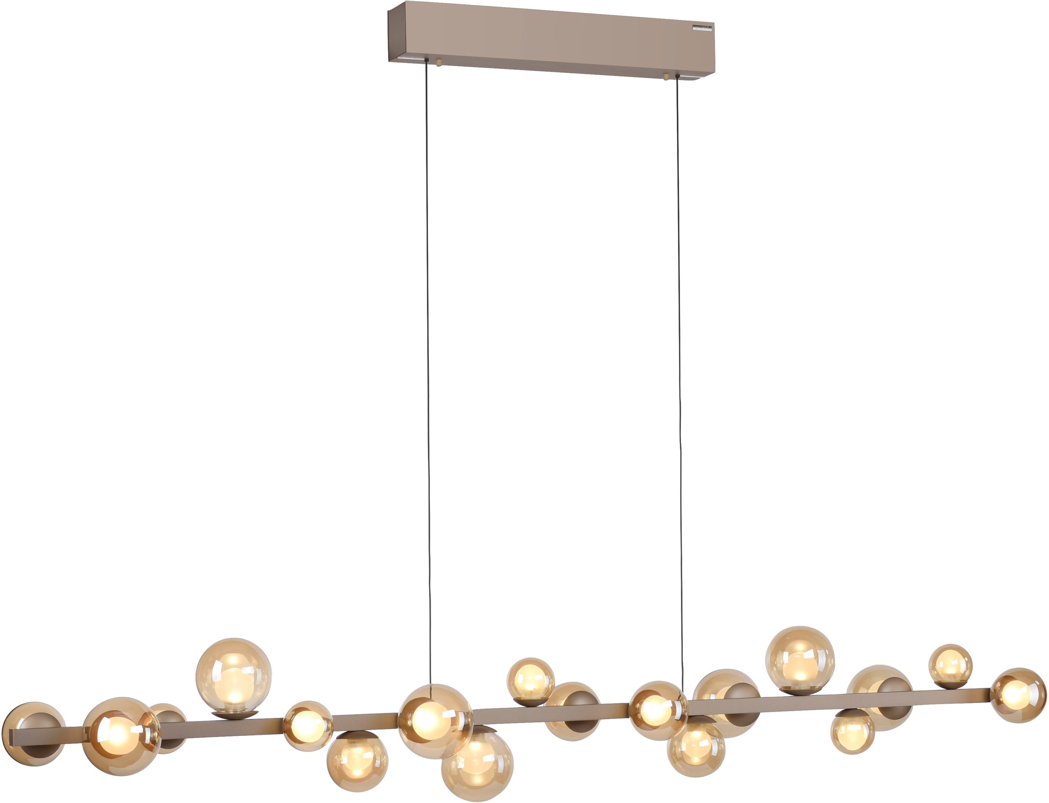 Neuhaus PURE LED Pendelleuchte PURE E-Popup, CCT - über Fernbedienung, LED fest integriert, warmweiß - kaltweiß, e-LIFT® Funktion, CCT, dimmbar über Fernbedienung