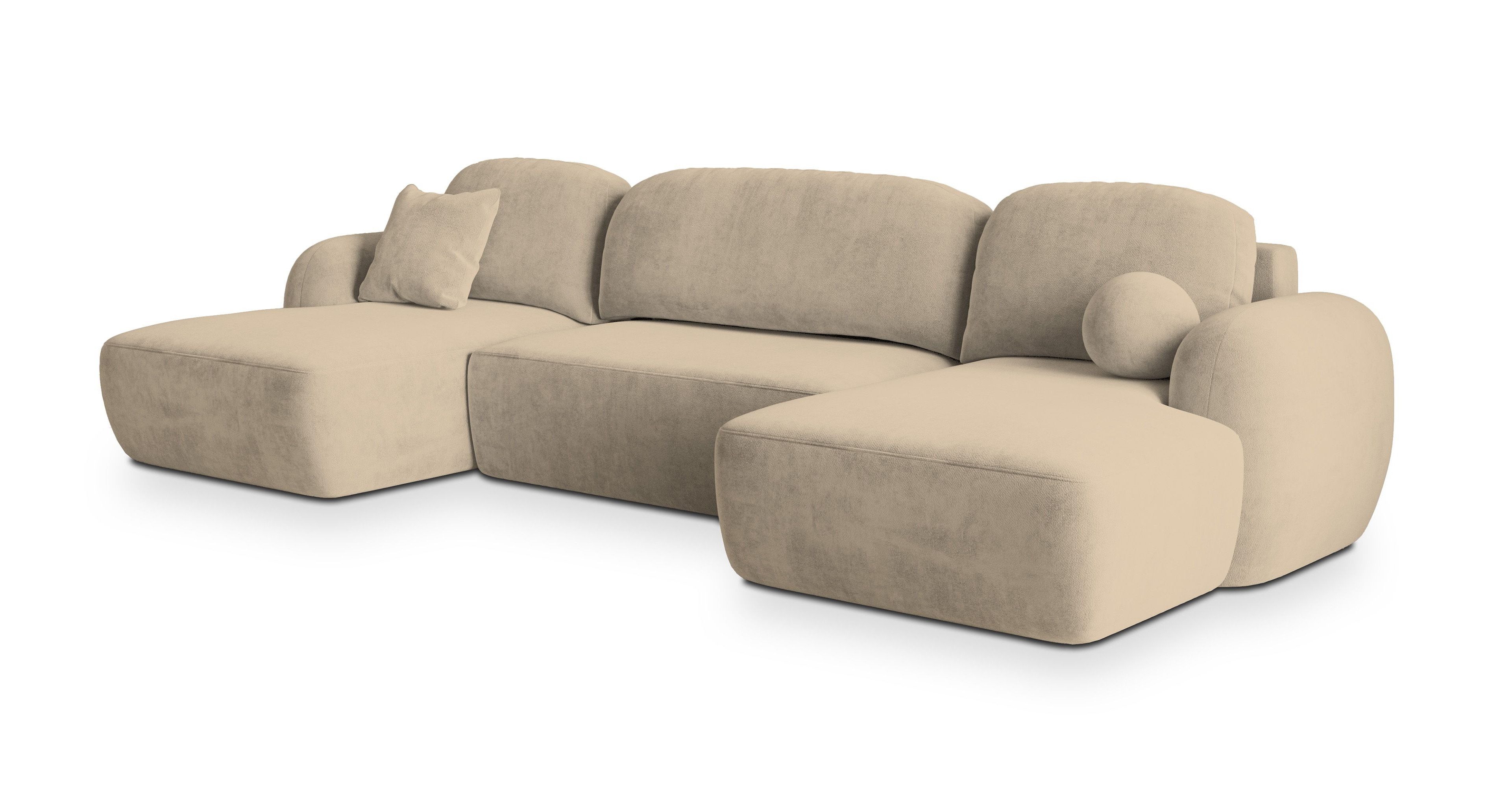 Masseno Ecksofa SAVONA mit Schlaffunktion U-Form, günstig online kaufen