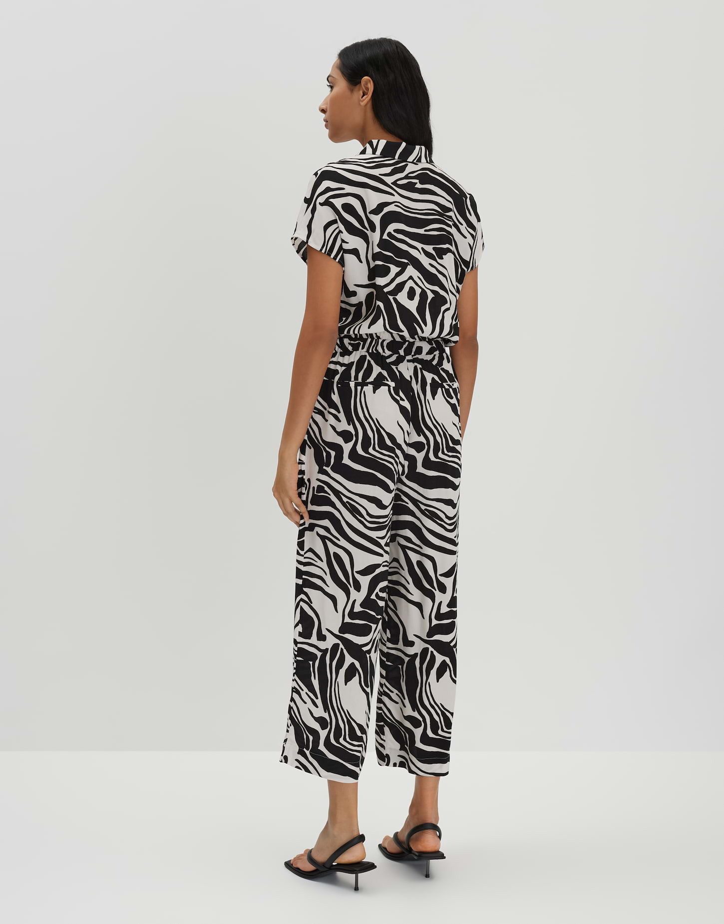 someday Jumpsuit CETARA mit abstraktem Animal Print Webware