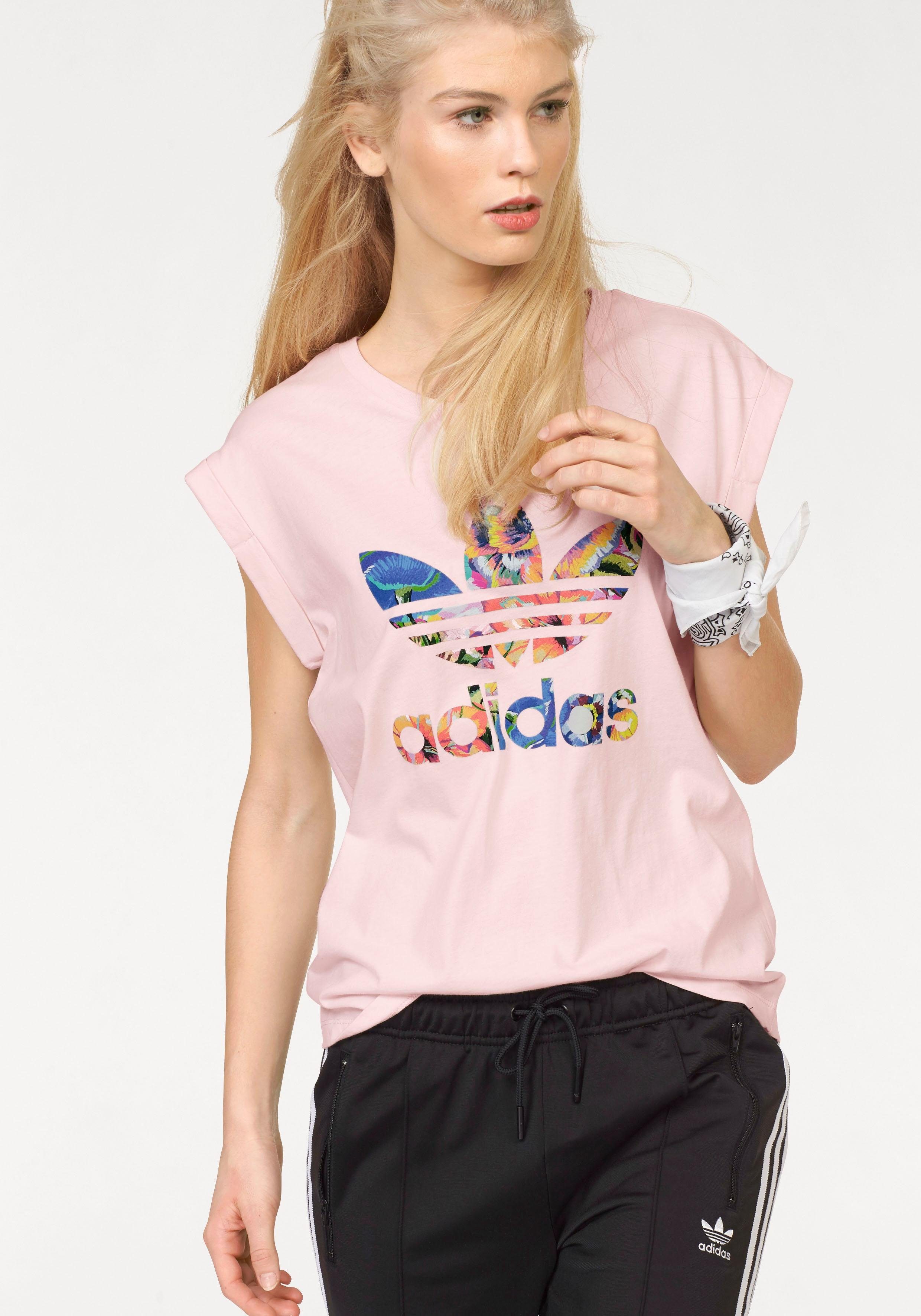 adidas originals t-shirt bf trefoil roll up tee adidas originals t-shirt bf trefoil roll up tee