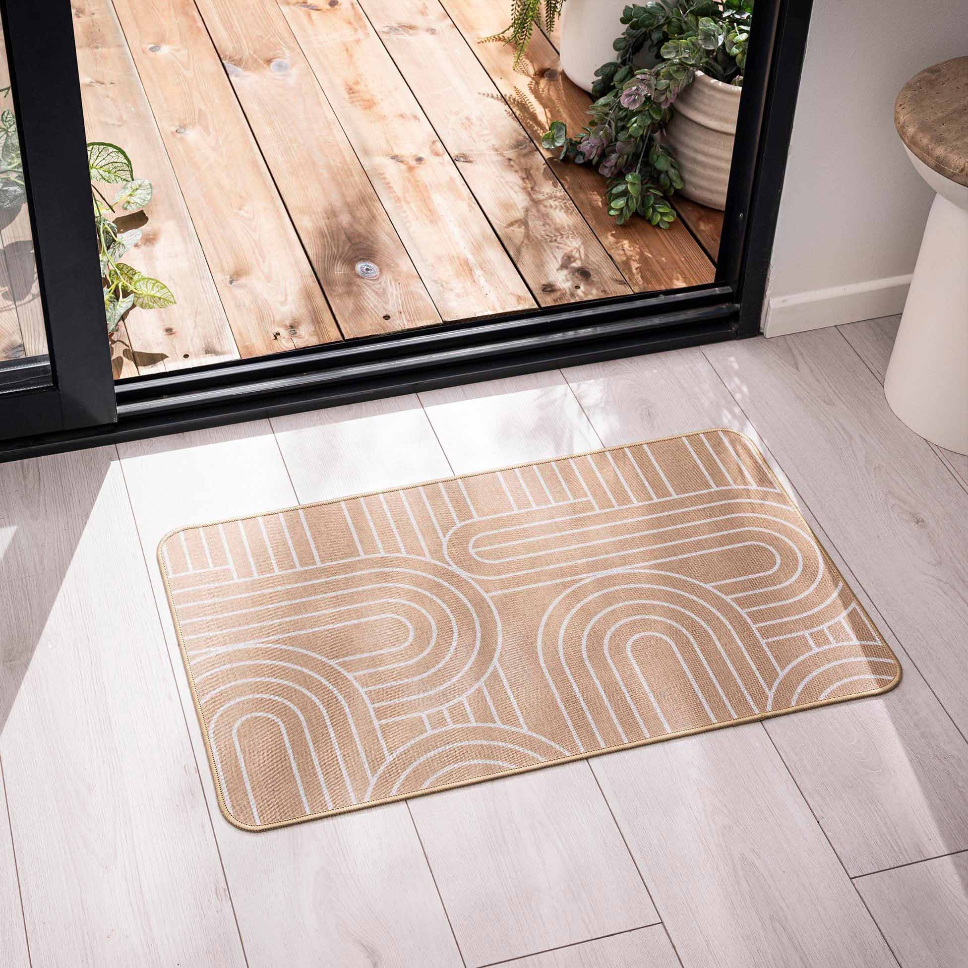 Douceur d'intérieur Teppich Gewebter Teppich mit Muster, 45 x 75 cm, MODUL
