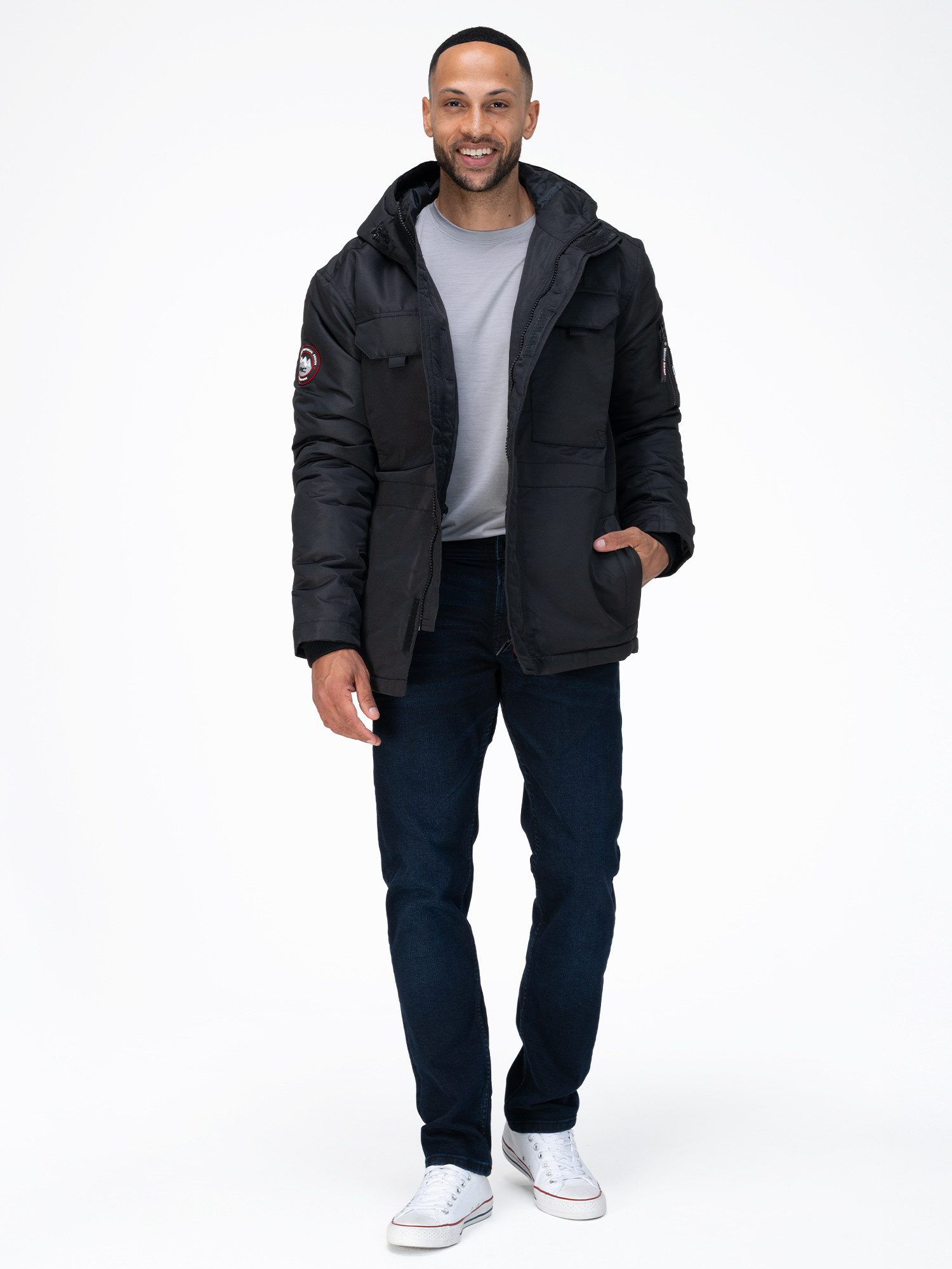 Rock Creek Winterjacke Herren Jacke Winter Mantel Parka H-400