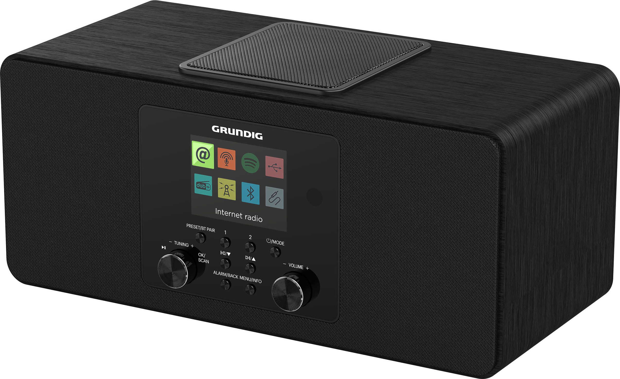 Grundig DTR 6100 Internet-Radio (Automatische Senderverfolgung, Digitalradio (DAB), Internetradio, UKW mit RDS, 28 W)