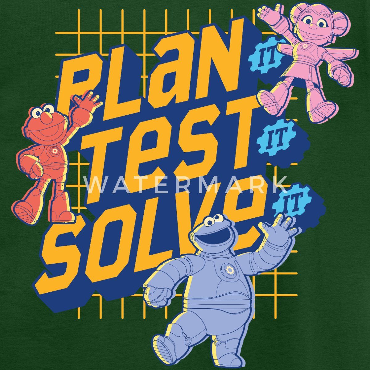 Spreadshirt T-Shirt Mecha Builders Team Plan It Solve It Kinder T-Shirt (1-tlg)
