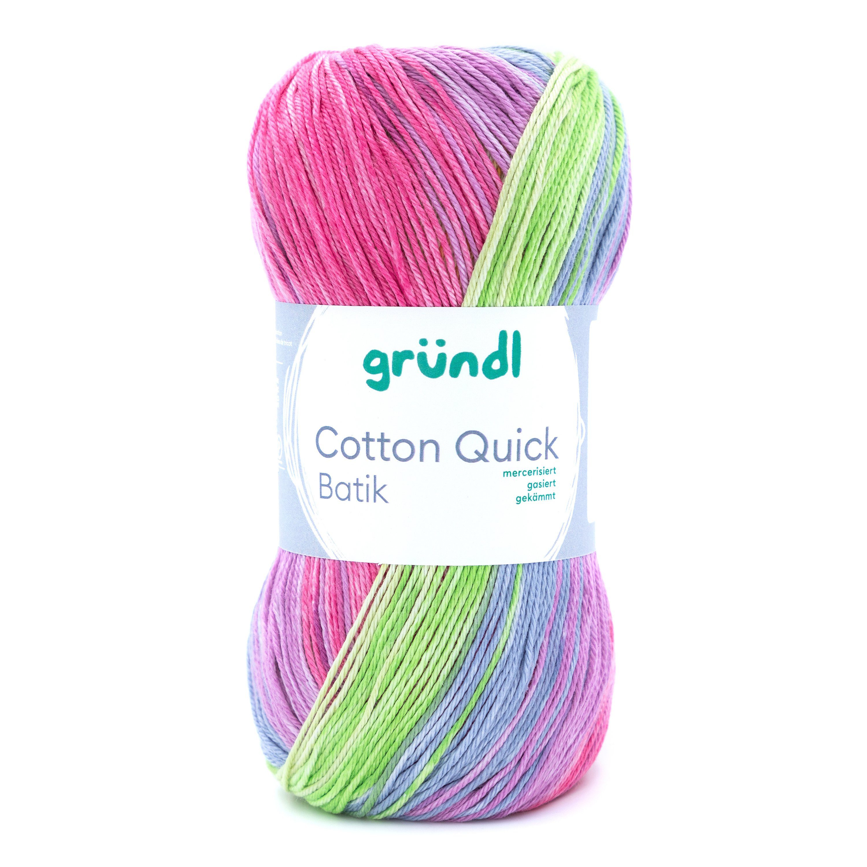 Gründl Cotton Quick Batik Häkelwolle, 100 g
