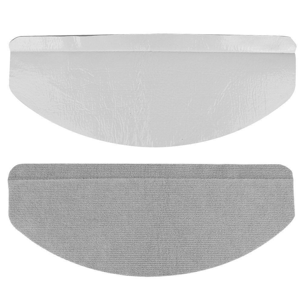 JEOBEST Stufenmatte Selbstklebend Treppenschutz, 15 Stück Halbrund, 65 x 21cm Rutschfeste
