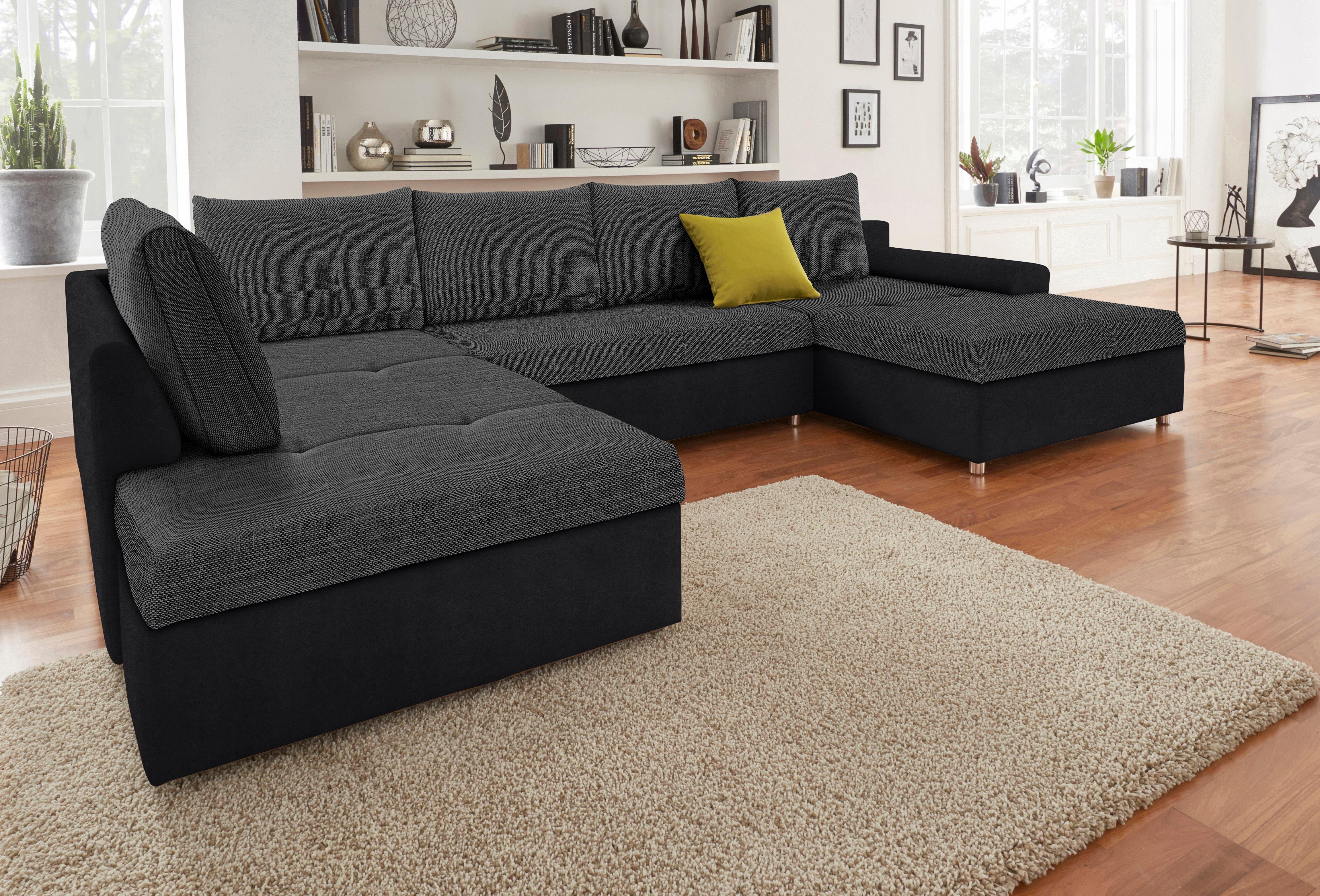 COLLECTION AB Wohnlandschaft in schwarz