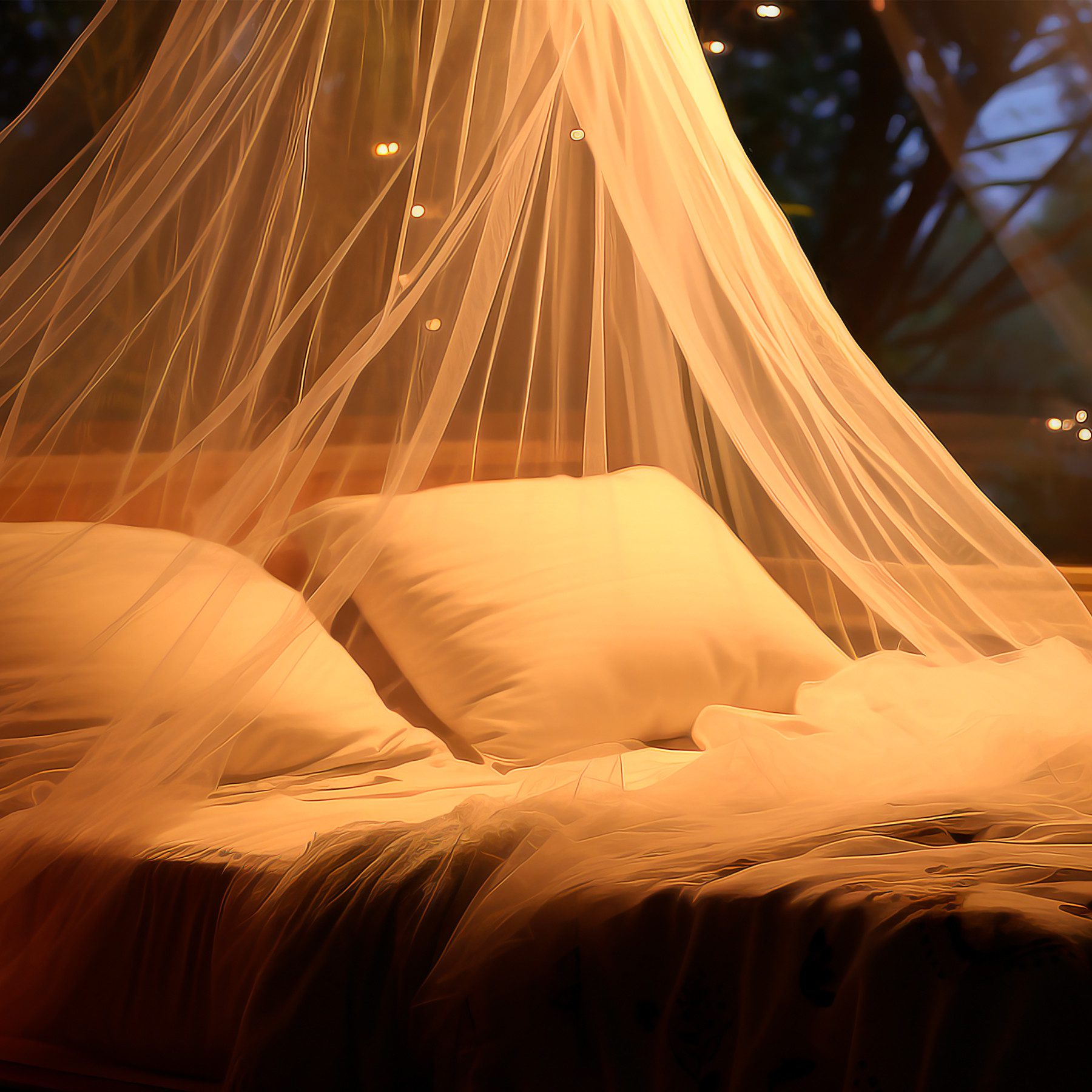 BigDean Moskitonetz Moskitonetz für unterwegs & zu Hause (Packung, 1 St., Insektennetz), Effektiver Insektenschutz, XL Betten Insektennetz