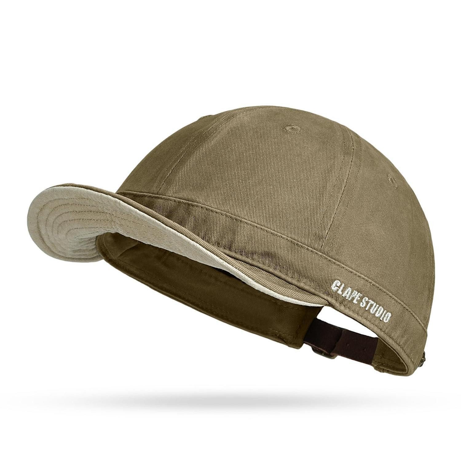 LuxusKollektion Baseball Cap Baseball Cap Short Brim Baumwolle (1-St)