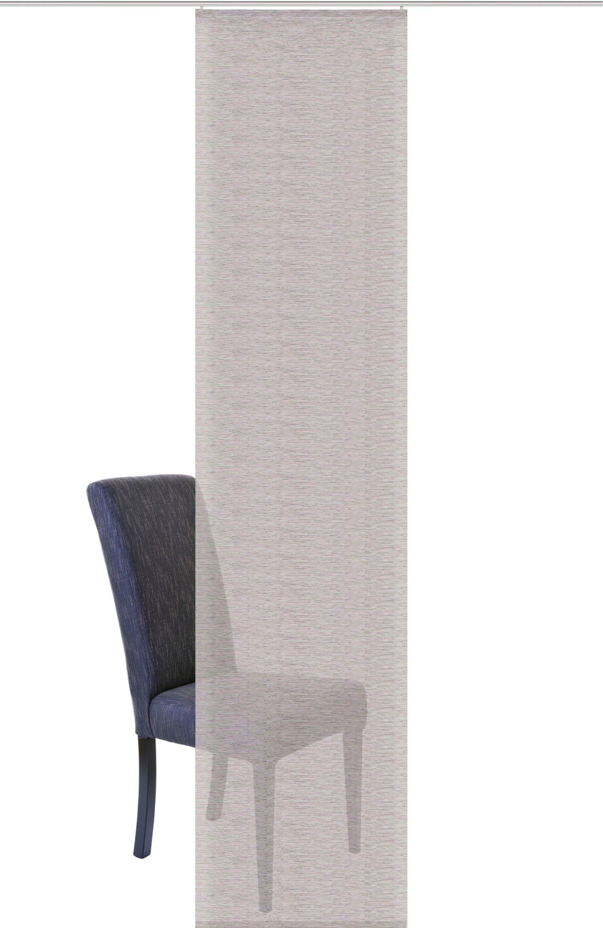 HOME WOHNIDEEN Schiebegardine SIEGLINDE (1 St), Paneelwagen, halbtransparent, HxB: 245x60, Bambusoptik