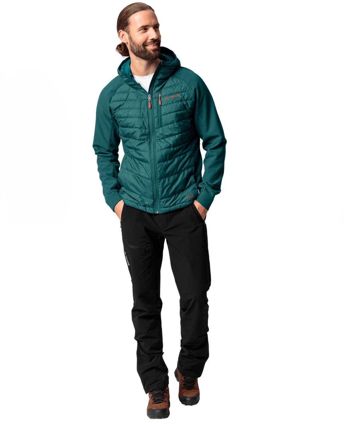Men's Jacket Klimaneutral (1-St) VAUDE mallard kompensiert Hybrid green Outdoorjacke Elope