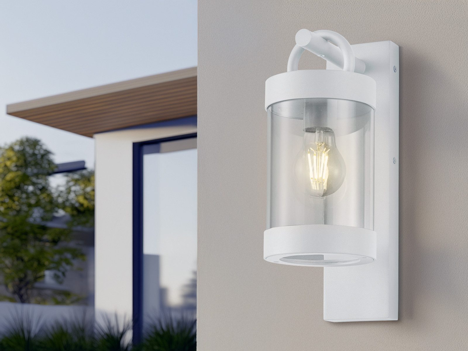 TRIO Leuchten Außen-Wandleuchte, LED wechselbar, Warmweiß, Landhausstil Wan günstig online kaufen